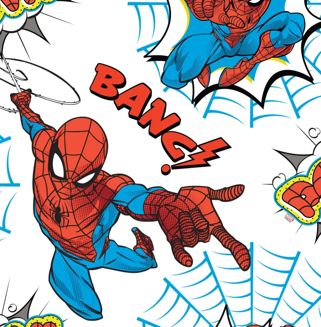 Brico Behang Kinderkamer-Papierbehang Spiderman Pow!