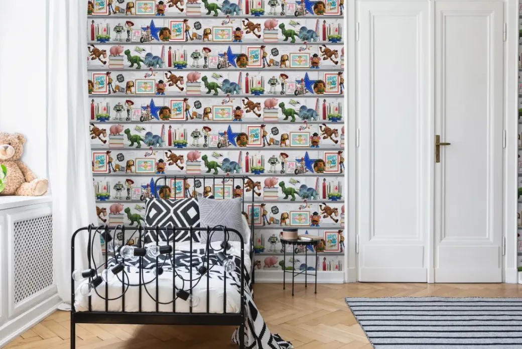 Brico Behang Kinderkamer-Papierbehang Toy Story Play Date