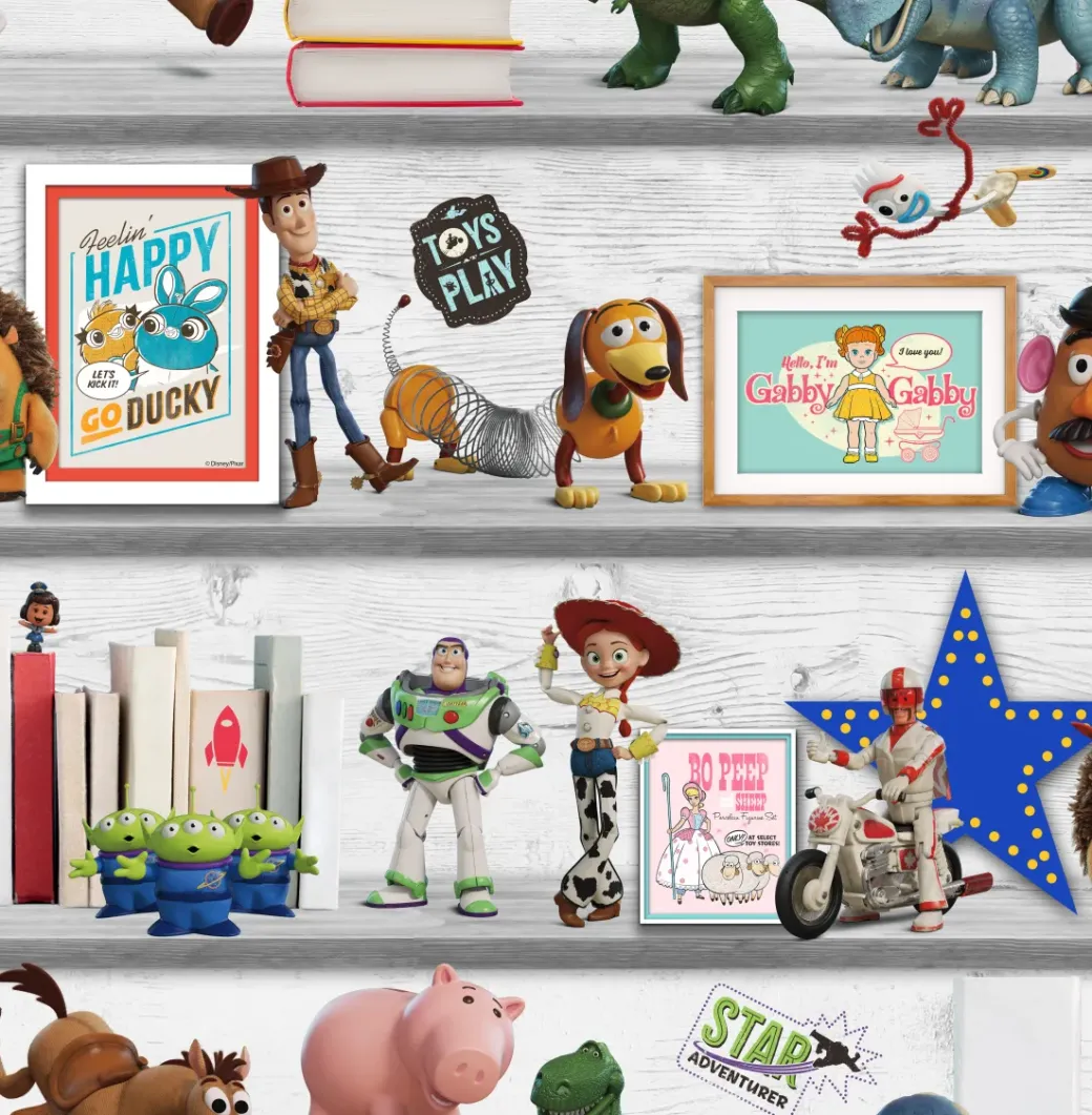 Brico Behang Kinderkamer-Papierbehang Toy Story Play Date