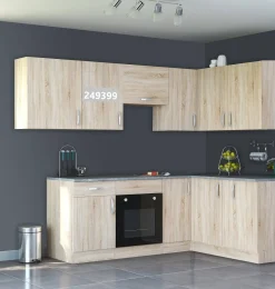 Paprika Bovenkast 50Cm Geborsteld Eik Melamine|Brico New