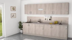 Paprika Bovenkast 60Cm Geborsteld Eik Melamine|Brico Sale