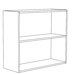 Paprika Bovenkast 100Cm Geborsteld Eik Melamine|Brico Clearance