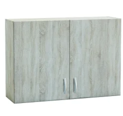Paprika Bovenkast 100Cm Geborsteld Eik Melamine|Brico Clearance