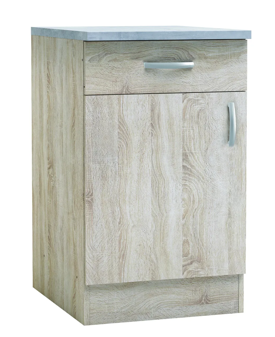 Paprika Onderkast 50Cm Geborsteld Eik Melamine|Brico Outlet