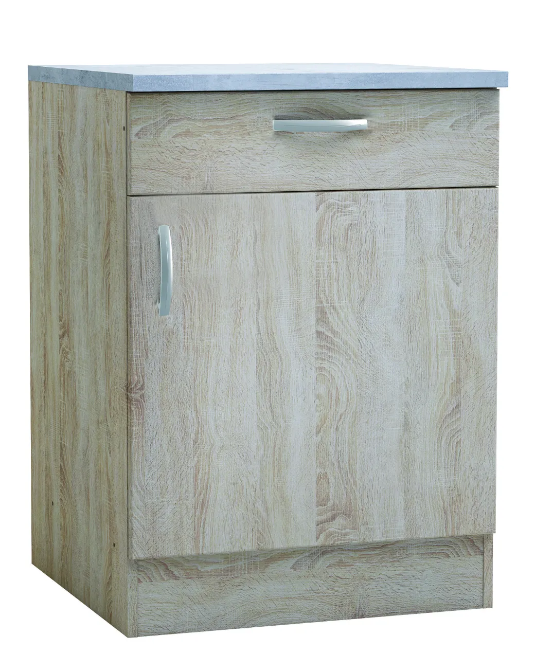 Paprika Onderkast 60Cm Geborsteld Eik Melamine|Brico Online