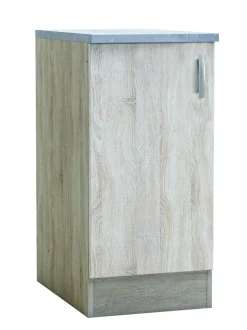 Paprika Onderkast 40Cm Geborsteld Eik Melamine|Brico Outlet