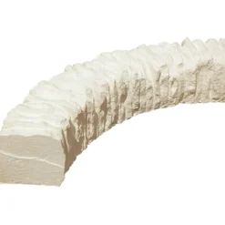 Brico Opsluitbanden & Boordstenen-Penez Herman Boordsteen 'Aubrac' Gebogen Gereconstitueerde Steen Champagne