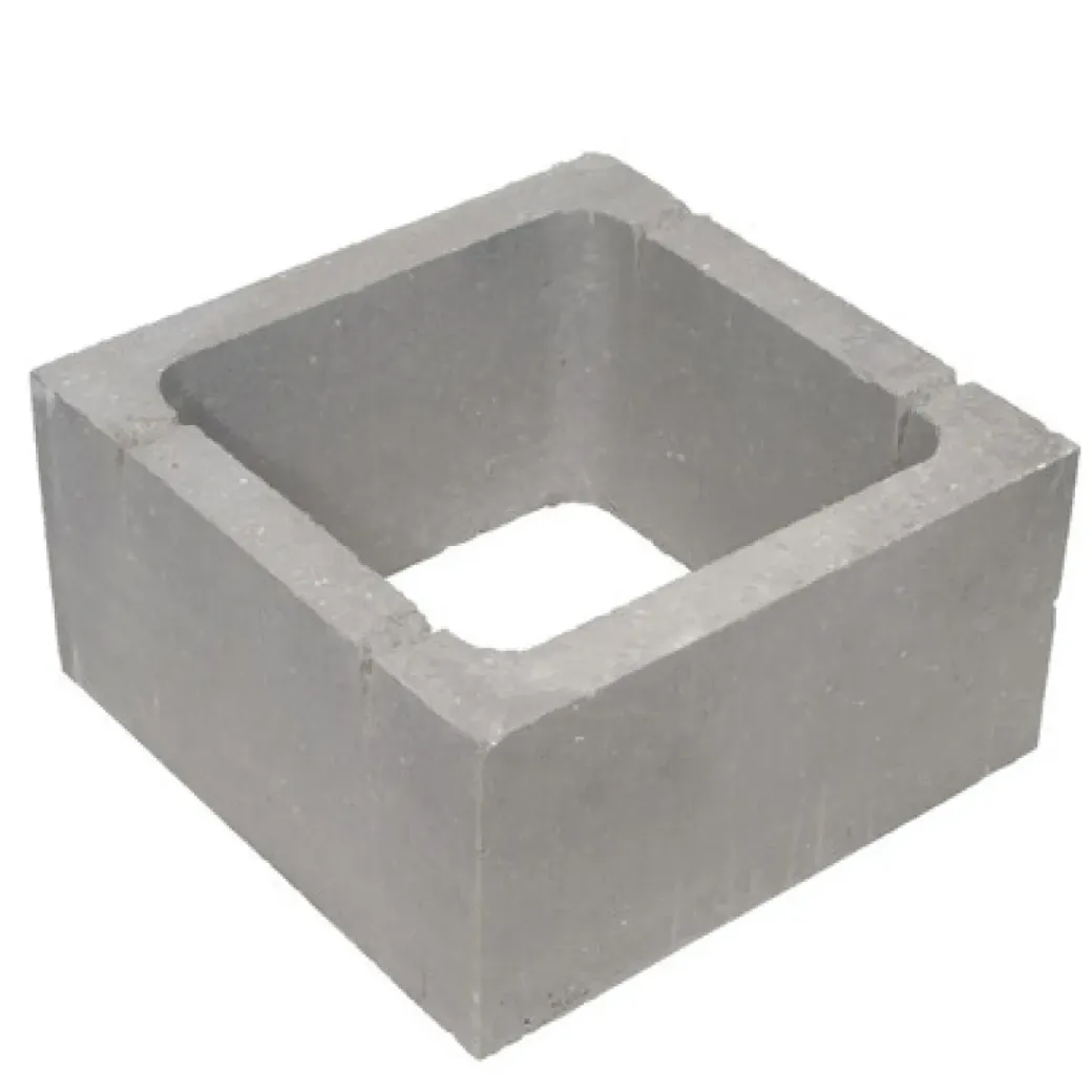 Brico Opsluitbanden & Boordstenen-Penez Herman Kolom Te Bekleden Beton Grijs 20 X 20 X 25 Cm