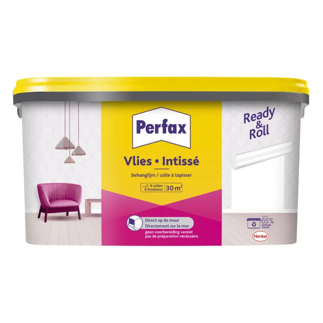 Brico Behanglijm-Perfax Behanglijm Ready&Roll Vlies 4,5Kg