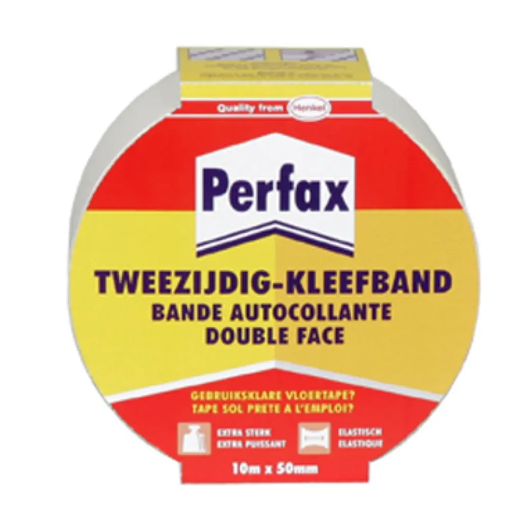 Brico Dubbelzijdige Tape-Perfax Tweezijdige Kleefband Elastisch 10M