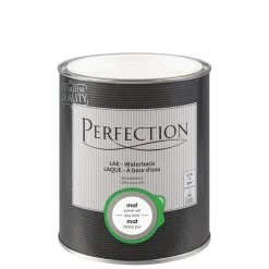 Brico Lakken-Perfection Lak Ultradekkend Mat Zuiver Wit Ral 9010 750Ml