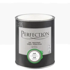 Brico Lakken-Perfection Lak Ultradekkend Mat Zuiver Wit Ral 9010 750Ml