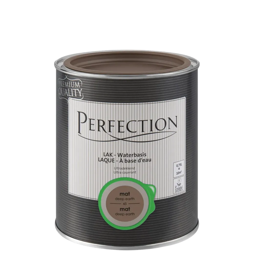 Brico Lakken-Perfection Lak Ultradekkend Mat Deep Earth 750Ml