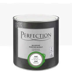 Brico Muurverf-Perfection Muurverf Ultradekkend Mat Ral 9010 2,5L