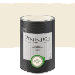 Brico Muurverf-Perfection Muurverf Ultradekkend Mat Gebroken Wit 1L