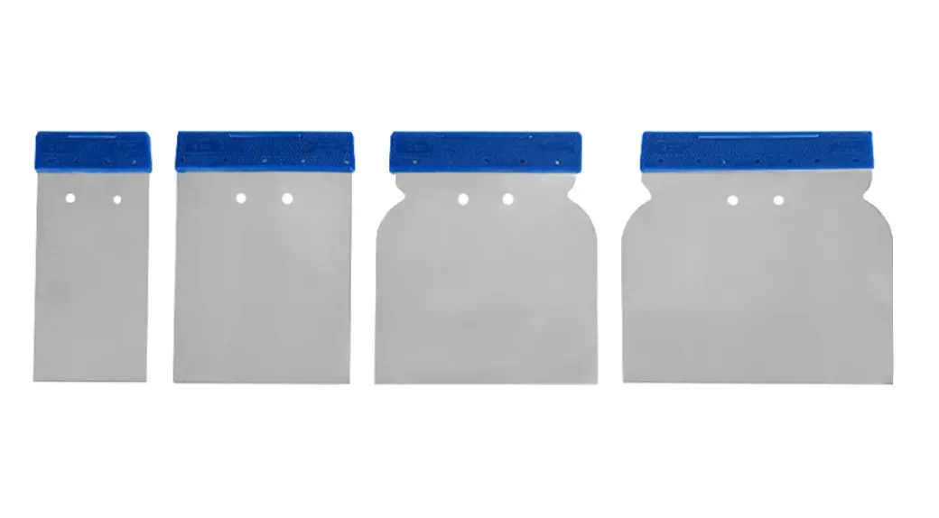 Brico Verfspuiten-Perfection Set Schildersmessen Rvs 4St