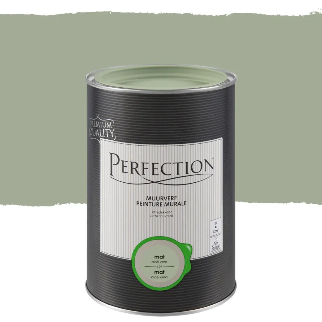 Brico Muurverf-Perfection Ultradekkende Muurverf Aloe Vera Mat 1L