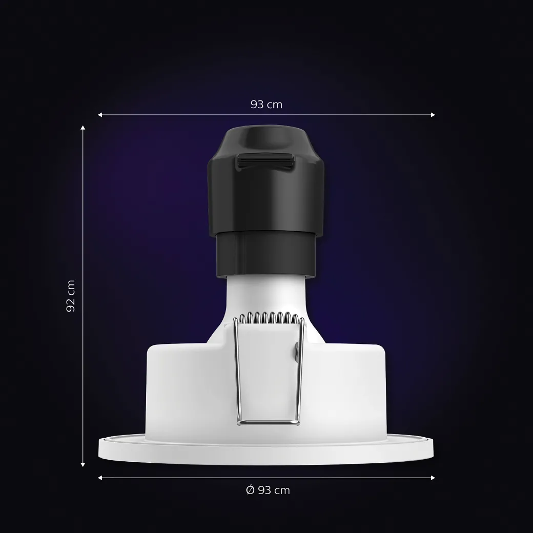 Philips Hue Inbouwspot Xamento Chroom 9,3Cm Gu10 5,7W 3 Stuks|Brico Sale