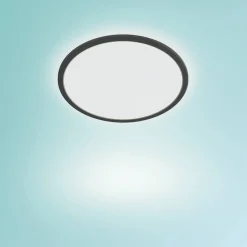 Philips Plafondlamp Superslim Zwart O30Cm 18W|Brico