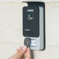Brico Deurbellen-Philips Videointercom Welcomeeye Connect2 Touchscreen 130° Kijkhoek