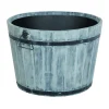 Brico Plantenpotten En -Bakken-Plantenbak Acaciahout Rond O46Cm Grijs