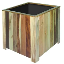 Brico Plantenpotten En -Bakken-Plantenbak Acaciahout Vierkant 50X50Cm Natuurlijk