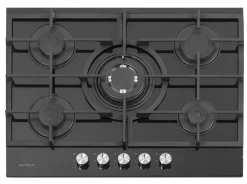 Plaque De Cuisson A Gaz Electrum Sur Verre Ps 7051 Cr|Brico New