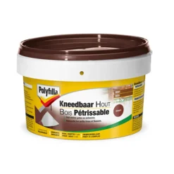 Brico Houtvulmiddelen-Polyfilla Pasta Kneedbaar Hout Meranti 500 Gr