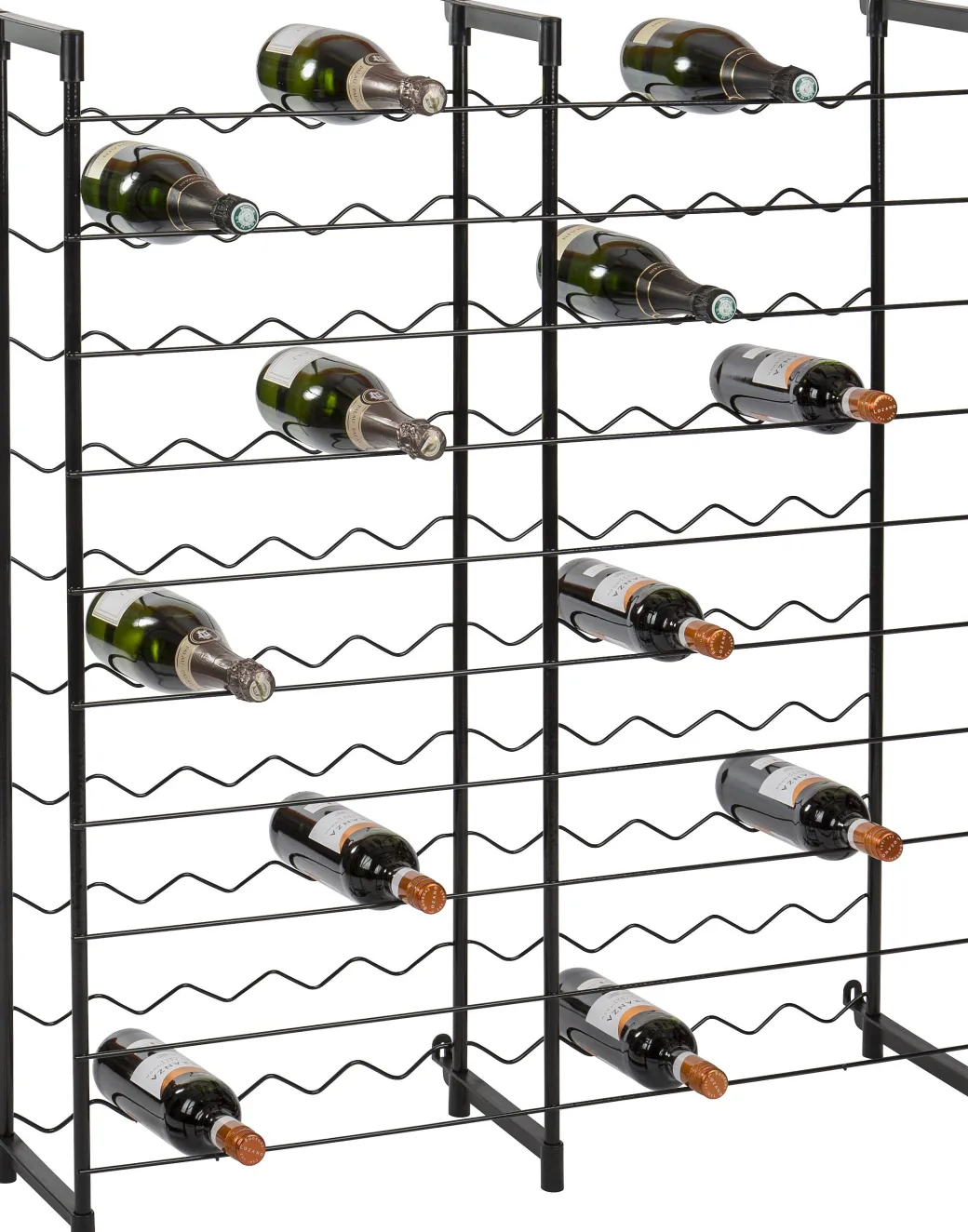 Practo Home Flessenrek Metaal Voor 100 Flessen|Brico Outlet