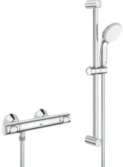 Precision Flow Thermostatische Douchekraan 1/2" Met Doucheset, Chroom|Brico Clearance