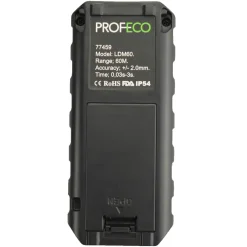 Profeco Laser Afstandsmeter 60 Meter - Incl. Hoes En Batterijen|Brico Sale