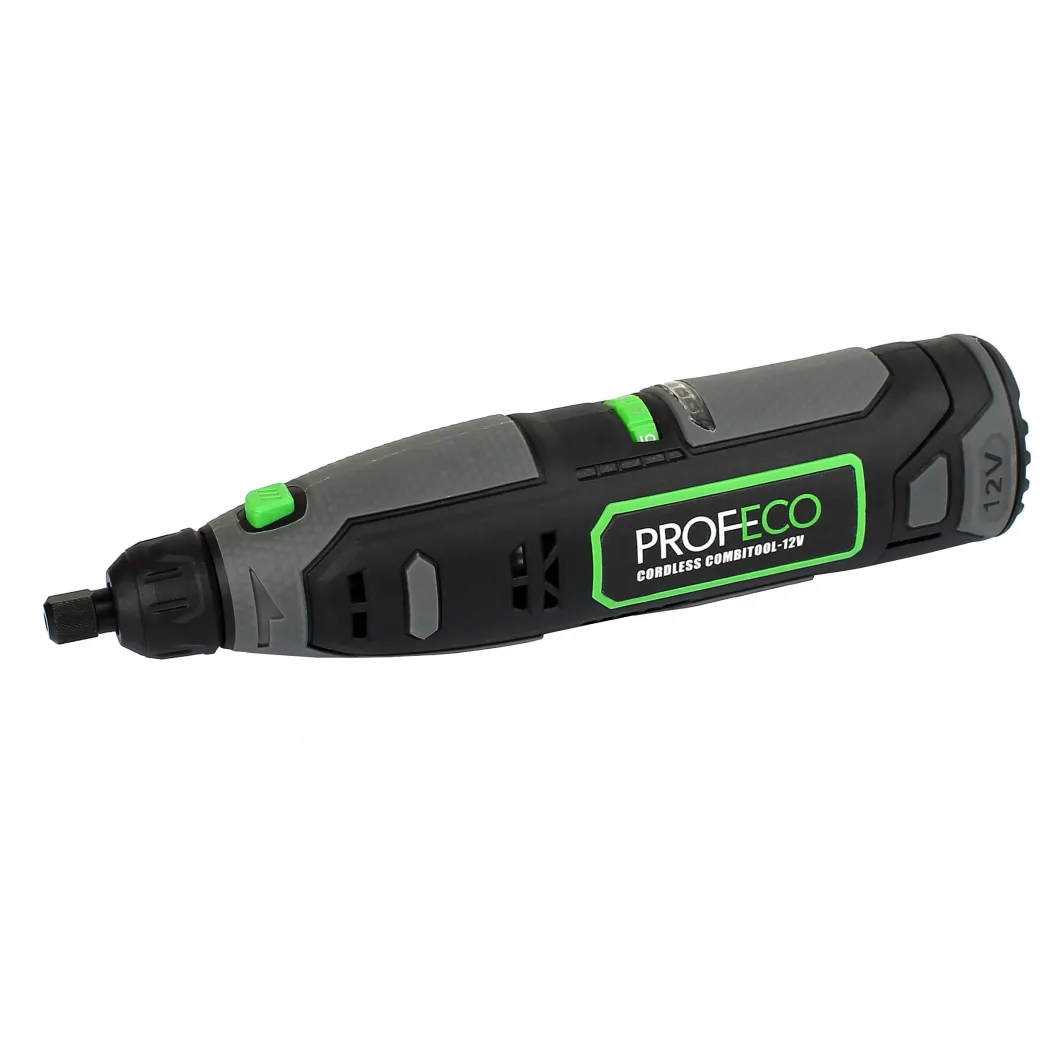 Profeco Multitool 12V 1.3Ah Incl. Accu & Oplader +50 Accessoires|Brico New