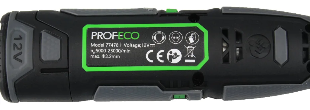 Profeco Multitool 12V 1.3Ah Incl. Accu & Oplader +50 Accessoires|Brico New