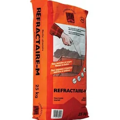 Ptb-Compaktuna Vuurvaste Mortel 25 Kg|Brico Hot