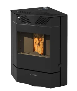 Brico Pelletkachels<Qlima Pelletkachel Fiorina 74-S Line 7,45Kw Zwart