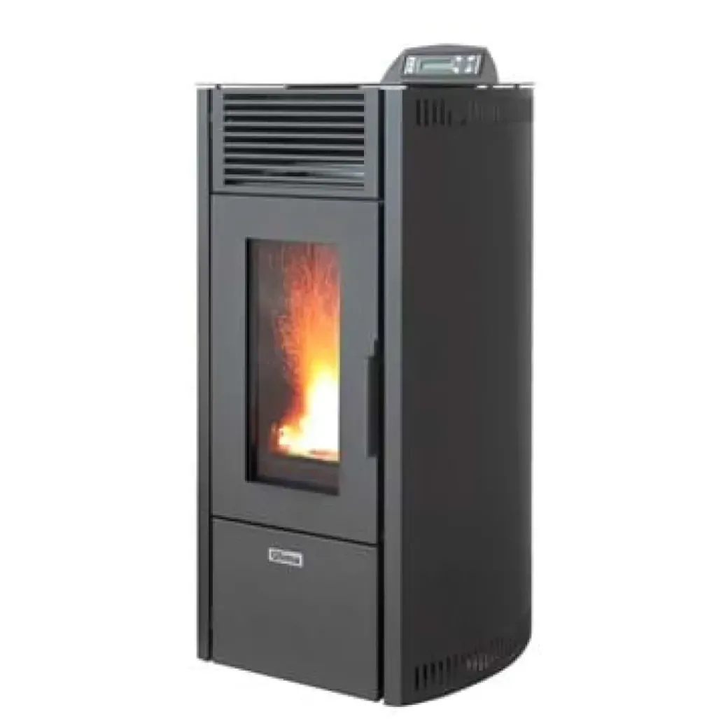 Brico Pelletkachels<Qlima Pelletkachel Viola 100S-Line Black 8,9Kw
