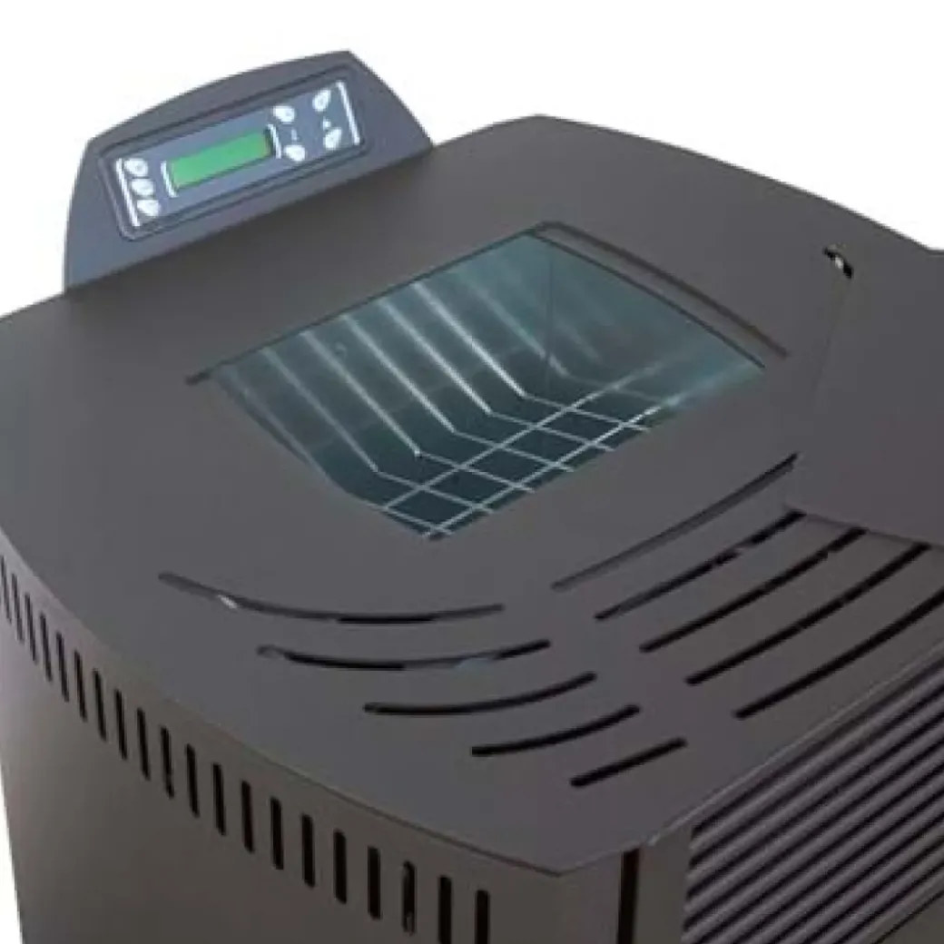Brico Pelletkachels<Qlima Pelletkachel Viola 100S-Line Black 8,9Kw