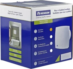 Renson Badkamerventilator Design 7112 O125Mm Grijs|Brico Hot