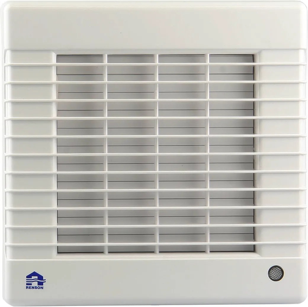 Renson 7231T Badkamerventilator O100Mm 12V Afsluitbaar Met Timer Wit|Brico Online
