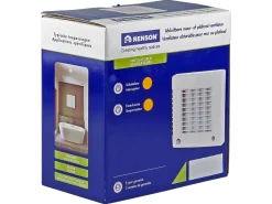Renson 7231T Badkamerventilator O100Mm 12V Afsluitbaar Met Timer Wit|Brico Online