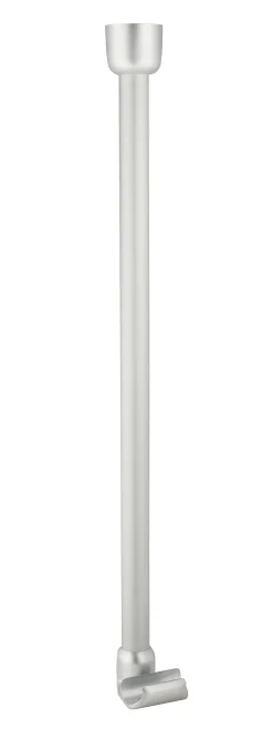 Ridder Douchegordijnstangsteun 55Cm Mat Zilver|Brico New