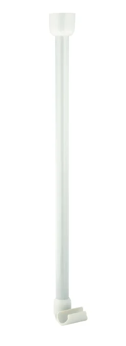 Ridder Douchegordijnstangsteun 55Cm Wit|Brico Clearance