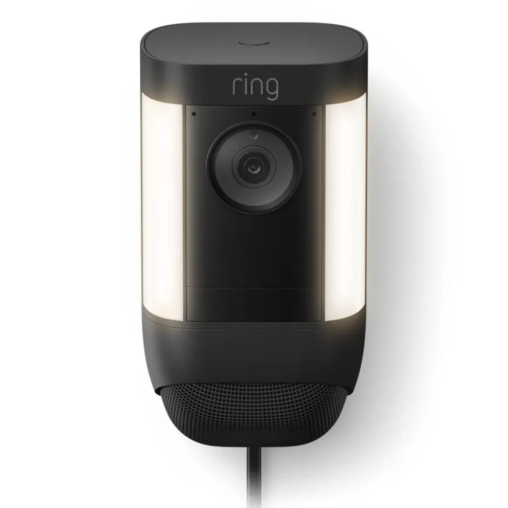 Brico Beveiligingscamera-Ring Beveiligingscamera Spotlight Cam Pro - Plug-In - 1080P Hd-Video - Zwart