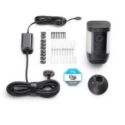 Brico Beveiligingscamera-Ring Beveiligingscamera Spotlight Cam Pro - Plug-In - 1080P Hd-Video - Zwart