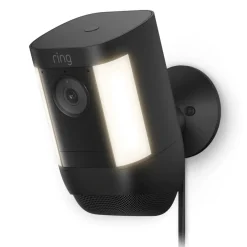 Brico Beveiligingscamera-Ring Beveiligingscamera Spotlight Cam Pro - Plug-In - 1080P Hd-Video - Zwart