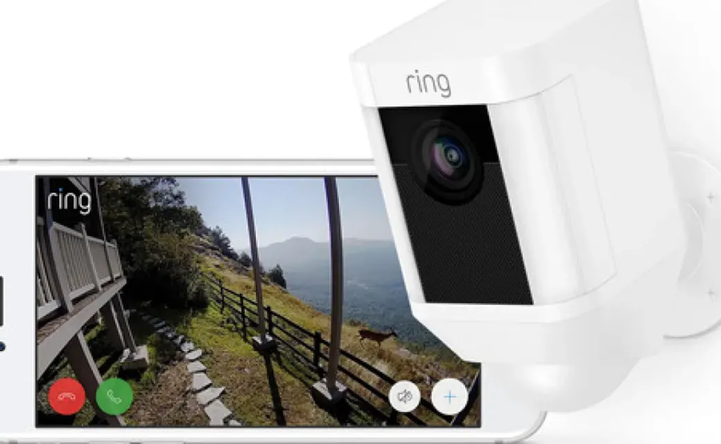Brico Beveiligingscamera-Ring Camera Spotlight Cam Battery Wit 110Db Sirene