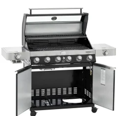 Brico Gasbarbecue-Rosle Gasbarbecue Videro G6-S Vario 30Mbar 110,5X65,5X65,5Cm