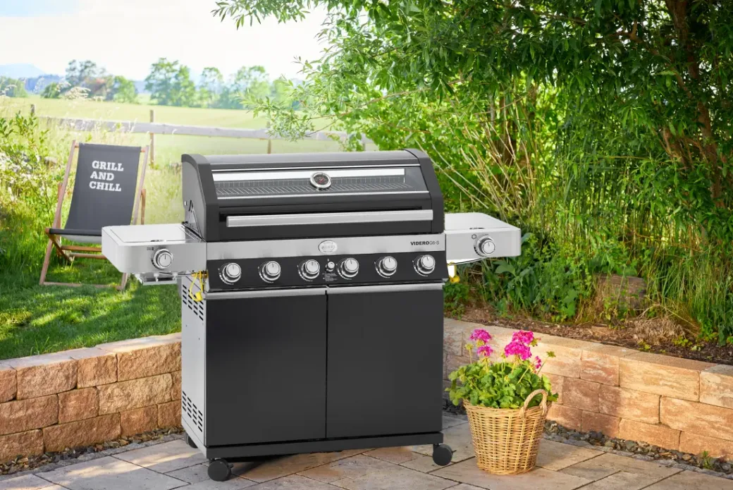 Brico Gasbarbecue-Rosle Gasbarbecue Videro G6-S Vario 30Mbar 110,5X65,5X65,5Cm