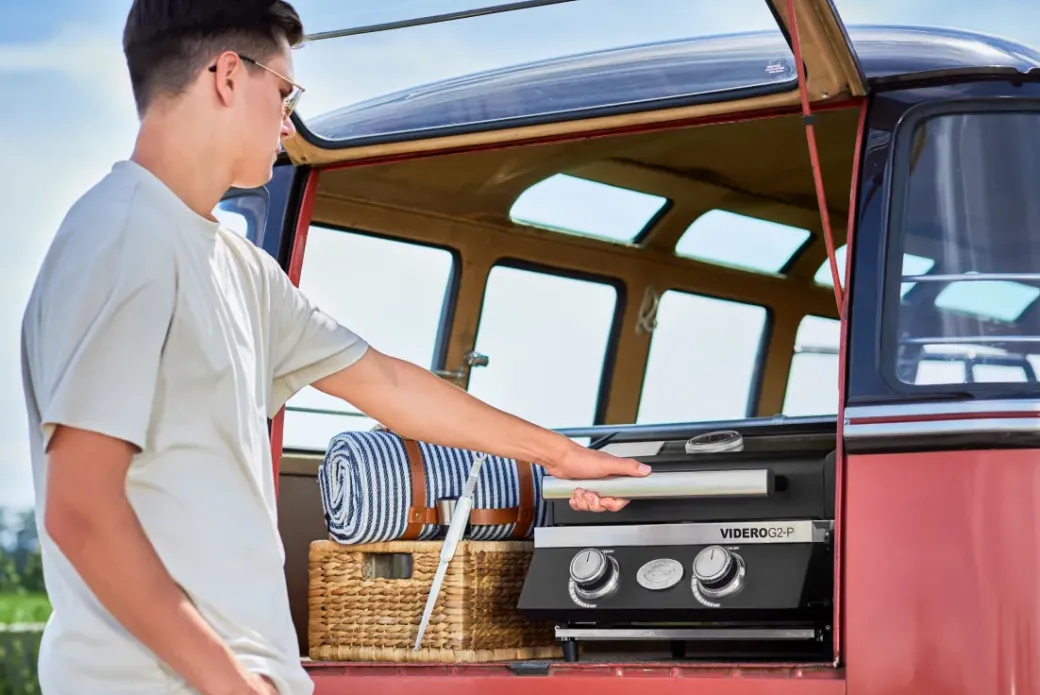 Brico Gasbarbecue-Rosle Gasbarbecue Videro G2-P 45X45X34,7Cm