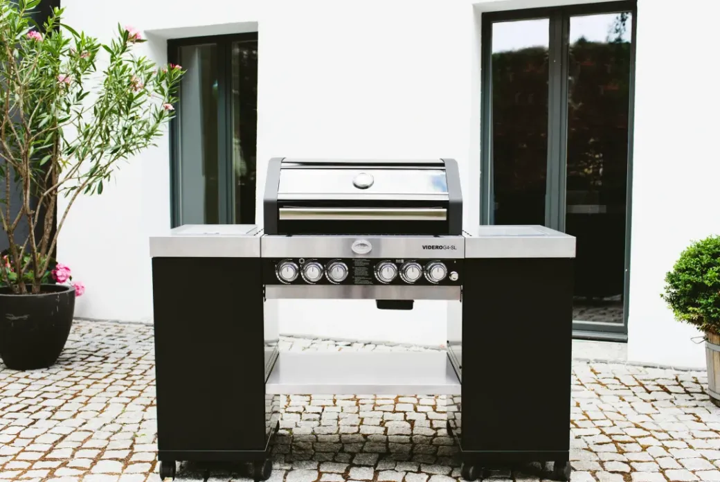 Brico Gasbarbecue-Rosle Gasbarbecue Videro G4-Sl 30Mbar 154X60X118Cm